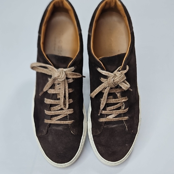 M.Gemi Brown Suede Men\'s Italian Sneaker/Loafers Size 43 US Size 10
